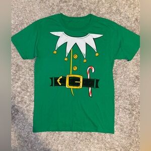 Kids Elf Costume T-Shirt- Large